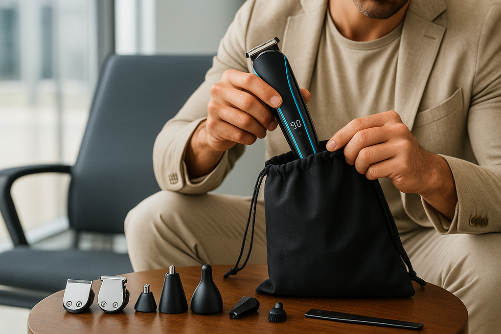 Aparat de Tuns Profesional NORIOS™ GroomTech Pro 11-în-1 – Precizie pentru Barbă, Păr și Corp