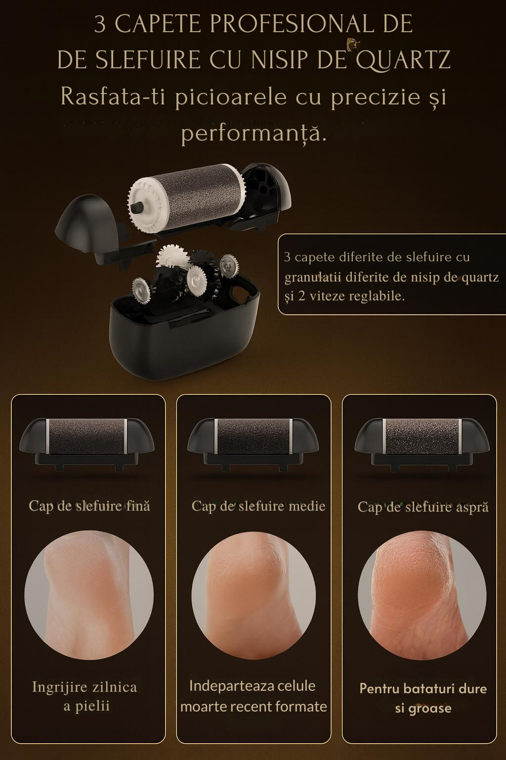 Pilă Electrică Profesională NORIOS™ NailCare – Manichiură și Pedichiură Precisă, Acasă